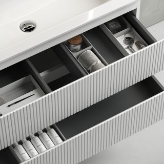 Подвесная тумба под раковину Sancos Snob T SNT120W 120см Bianco